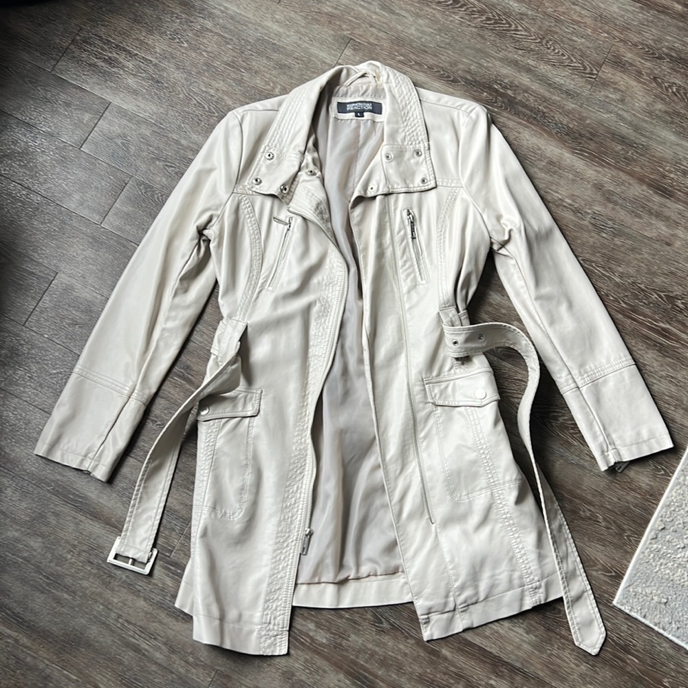 Brand new faux leather jacket